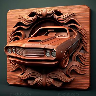 3D модель Plymouth Barracuda (STL)